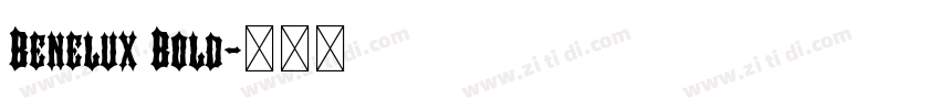 Benelux Bold字体转换
